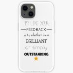 Rachel Berry brilliant or outstanding? iPhone Soft Case RB2403 product Offical Glee Merch