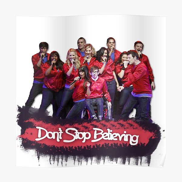 Don't Stop Believing || Glee Poster RB2403 product Offical Glee Merch