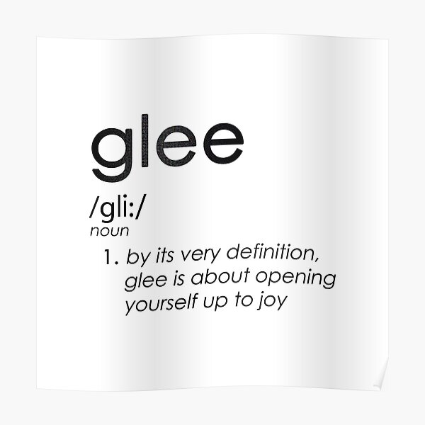 Unapologetic Gleek Poster RB2403 product Offical Glee Merch