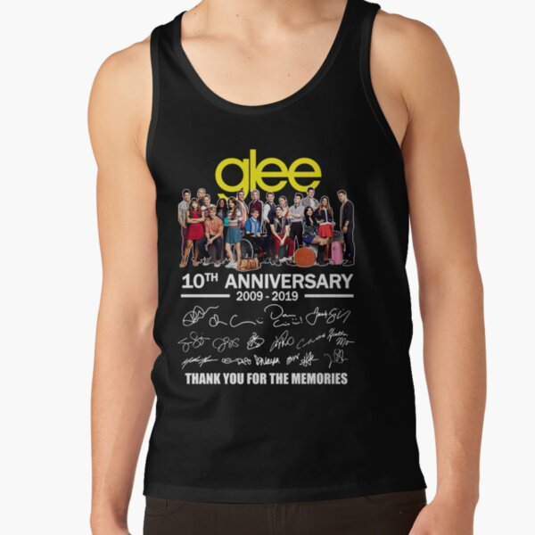 #Glee 10Th Anniversary All Cast Signed Thank You Tank Top RB2403 product Offical Glee Merch
