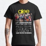 #Glee 10Th Anniversary All Cast Signed Thank You Classic T-Shirt RB2403 product Offical Glee Merch