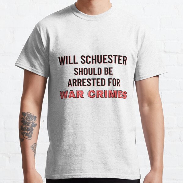 Glee Meme | Funny Glee Quote | Will Schuester Should be Arrested for War Crimes Classic T-Shirt RB2403 product Offical Glee Merch