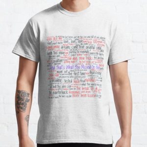 And That's What You Missed On Glee - Episodes Classic T-Shirt RB2403 product Offical Glee Merch