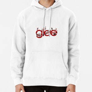 glee logo with the cast Pullover Hoodie RB2403 product Offical Glee Merch