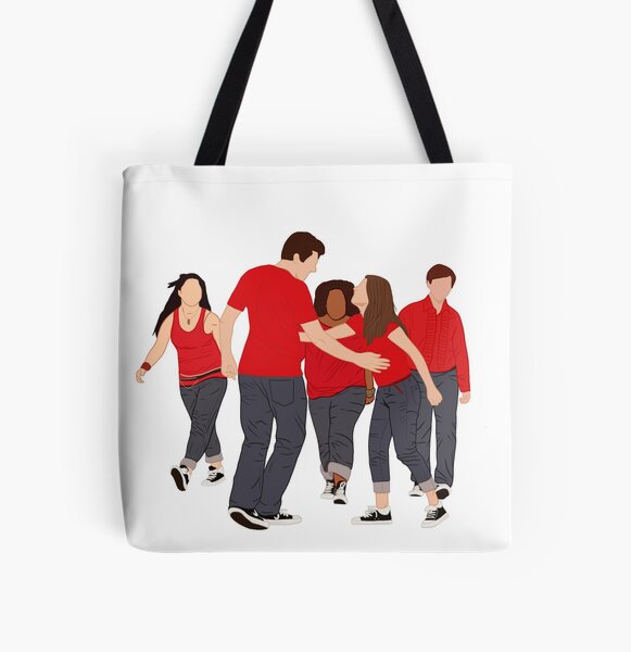 Glee sticker  All Over Print Tote Bag RB2403 product Offical Glee Merch