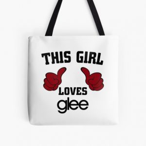 This Girl Loves Glee All Over Print Tote Bag RB2403 product Offical Glee Merch