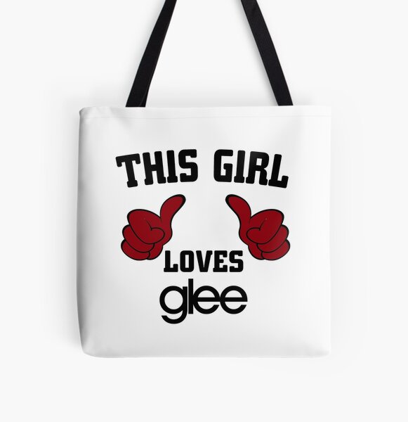 This Girl Loves Glee All Over Print Tote Bag RB2403 product Offical Glee Merch