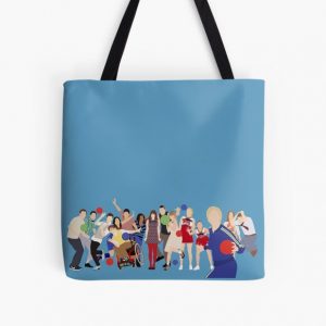 Glee Characters All Over Print Tote Bag RB2403 product Offical Glee Merch