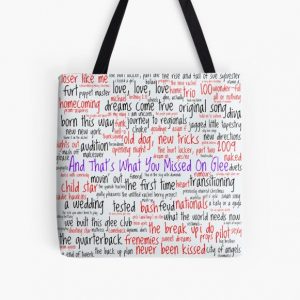 And That's What You Missed On Glee - Episodes All Over Print Tote Bag RB2403 product Offical Glee Merch