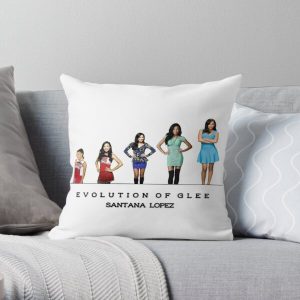Evolution of Glee || Santana Lopez Throw Pillow RB2403 product Offical Glee Merch
