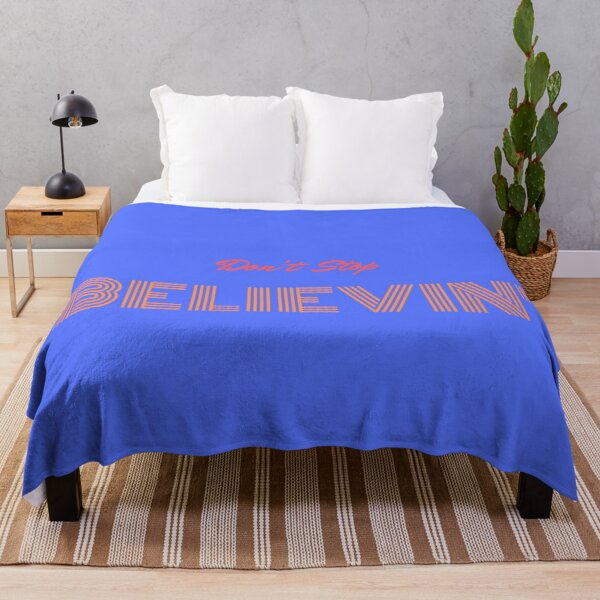Don't Stop Believin' blue Glee Throw Blanket RB2403 product Offical Glee Merch