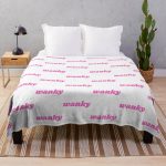 Santana Lopez Wanky Glee Quote | Funny Glee Quote | Glee Meme Throw Blanket RB2403 product Offical Glee Merch