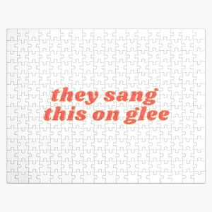 They Sang This on Glee | Glee Meme | Glee Quote Jigsaw Puzzle RB2403 product Offical Glee Merch