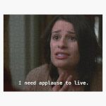 I need applause to live Rachel Berry quote Glee Jigsaw Puzzle RB2403 product Offical Glee Merch