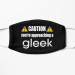 Caution you're approaching a Gleek (Black) Flat Mask RB2403 product Offical Glee Merch