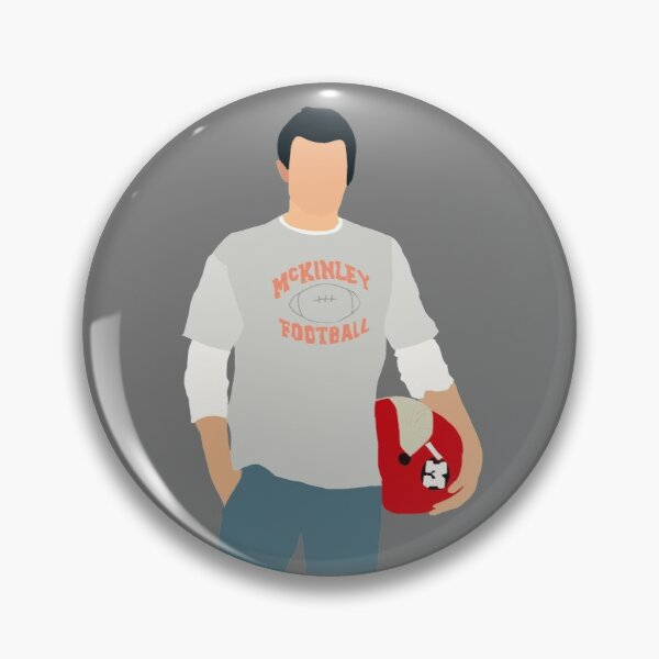 finn hudson cory monteith glee the quarterback outline Pin RB2403 product Offical Glee Merch